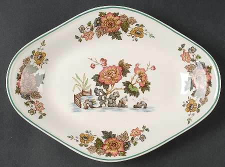 Eastern Flowers Pickle Dish