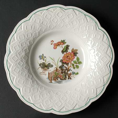 Eastern Flowers Bread and Butter Bowl