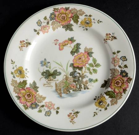 Eastern Flowers Salad Plate