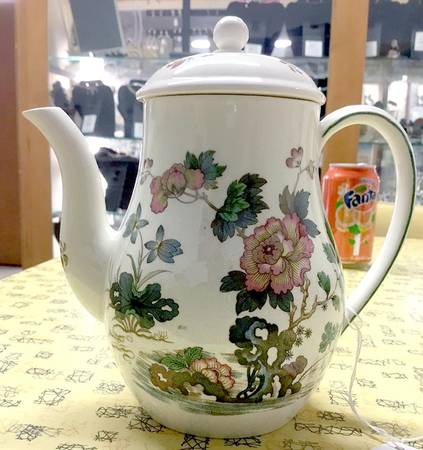 Eastern Flowers Small Coffee Pot & Lid