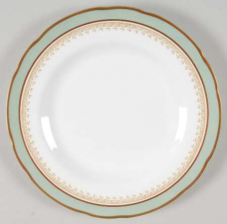 Eccles Bead Celadon Luncheon Plate