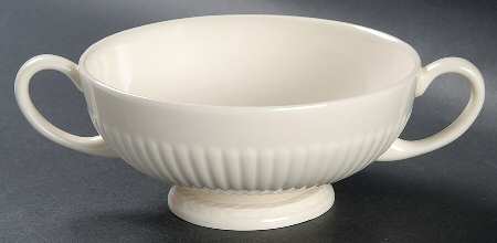 Edme Footed Cream Soup Bowl
