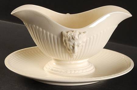 Edme Gravy Boat with Attached Underplate