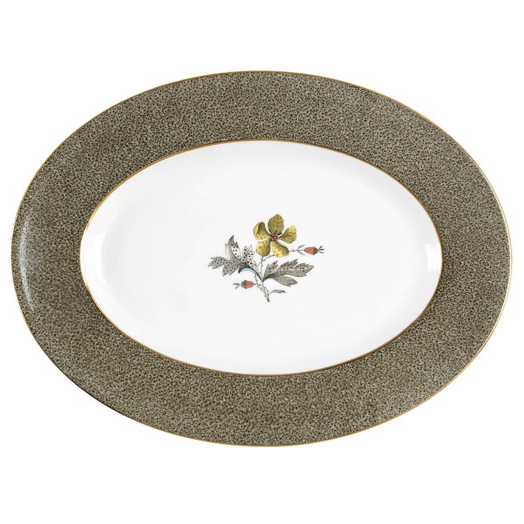 Elaine 11" Oval Serving Platter by Wedgwood