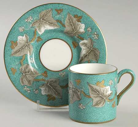 Empire Bond Shape Demitasse Cup and Saucer Set
