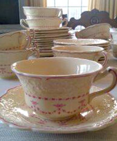 Empress Flat Cup & Saucer Set