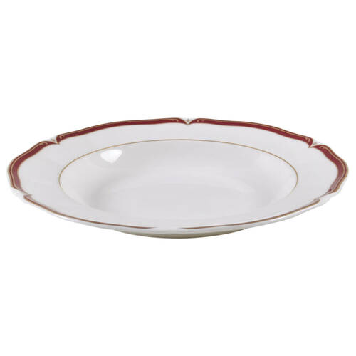 Empress Ruby Large Rim Soup Bowl