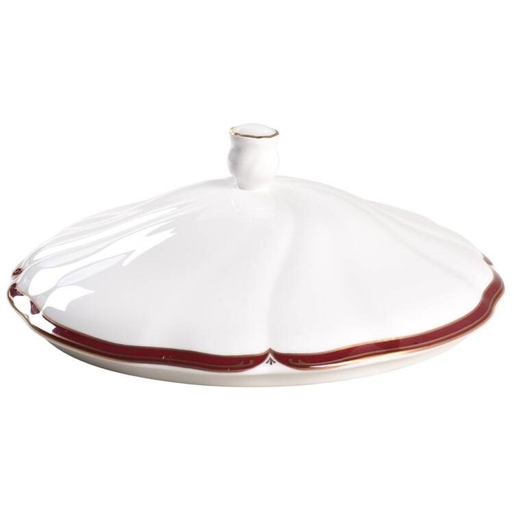 Empress Ruby Lid for Round Vegetable