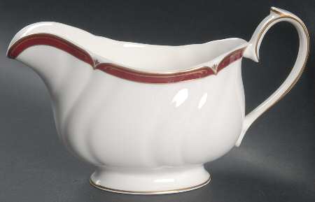 Empress Ruby Gravy Boat