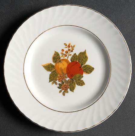 English Harvest Bread & Butter Plate