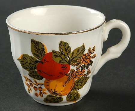 English Harvest Flat Demitasse Cup