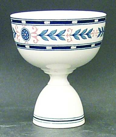 The Etruria (Blue Laurel) Double Egg Cup