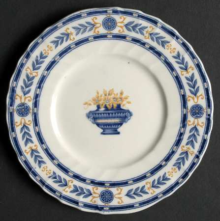 The Etruria (Blue Laurel) Saucer for Ramekin