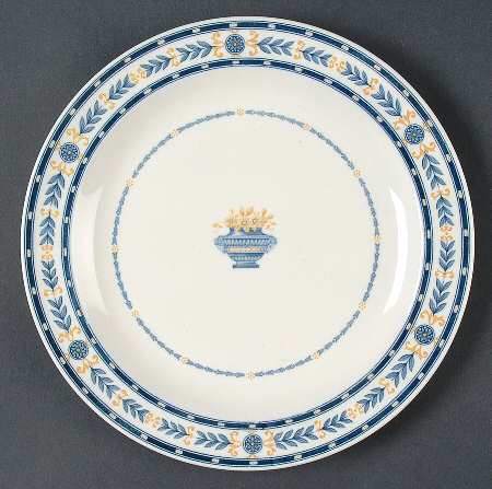 The Etruria (Blue Laurel) Luncheon Plate