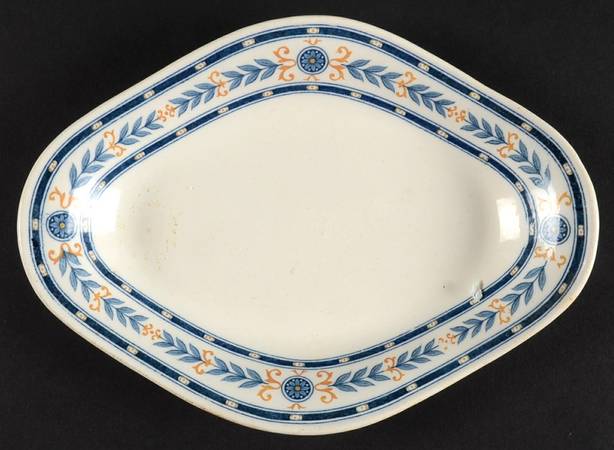 The Etruria (Blue Laurel) Pickle Dish