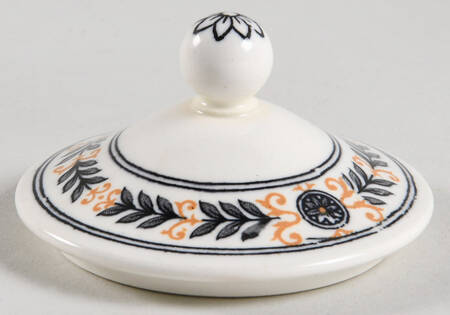 The Etruria (Black Laurel) Lid for Mini Sugar Bowl
