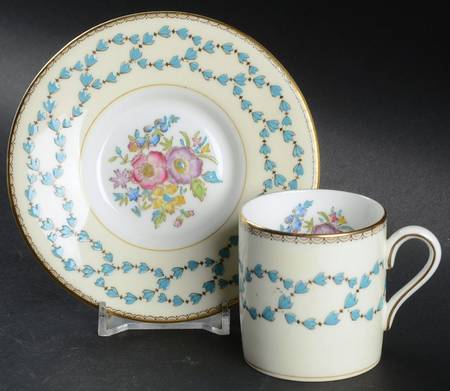 Fairford Bond Shape Demitasse Cup and Saucer Set