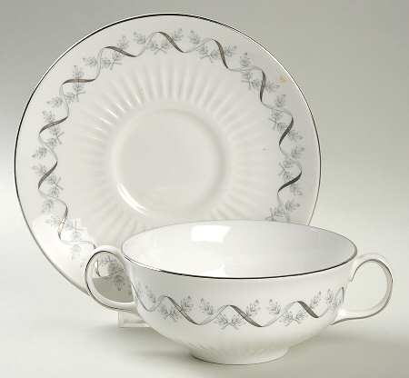 Fairmont Flat Cream Soup Bowl & Saucer Set