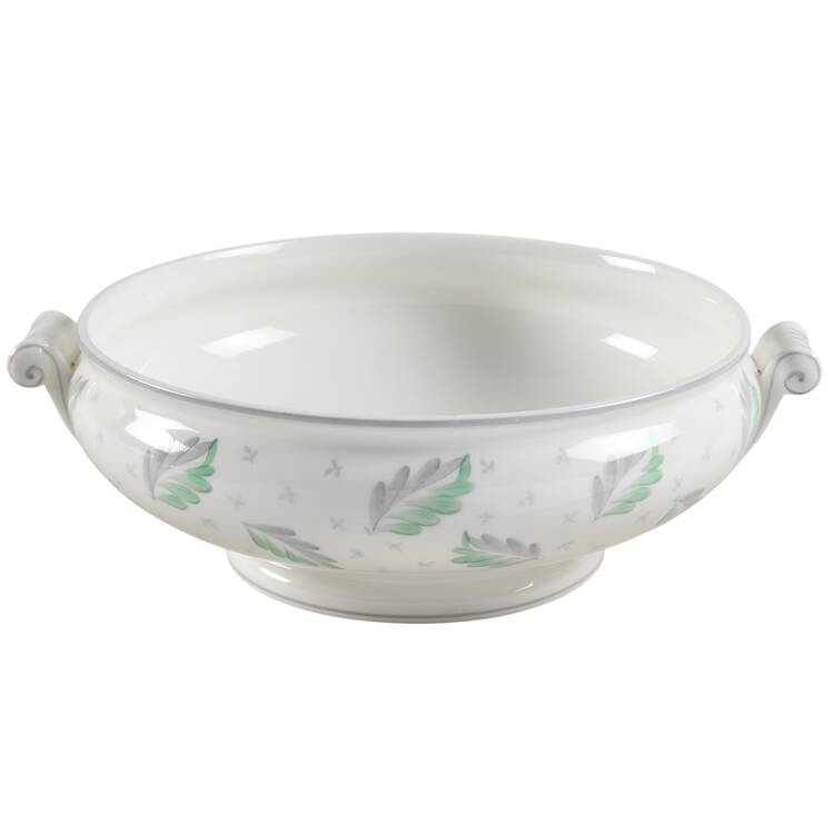 Falling Leaves Round Vegetable No Lid