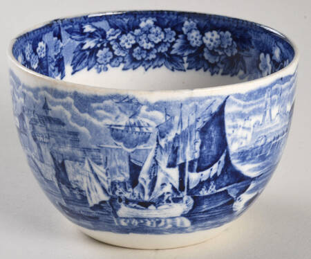 Ferrara Blue (No Trim) Rice Bowl