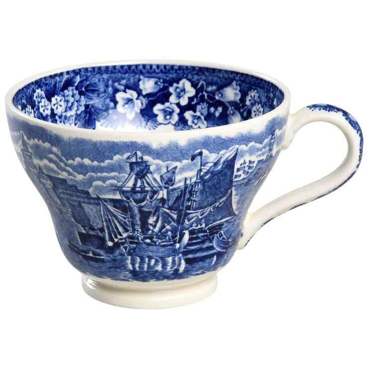 Ferrara Blue (No Trim) Footed Cup