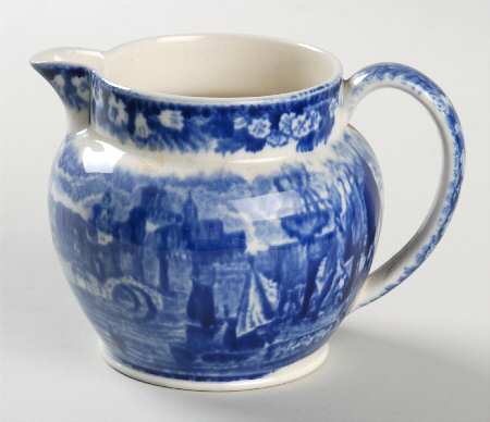 Ferrara Blue (No Trim) Creamer