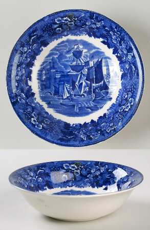 Ferrara Blue (No Trim) Coupe Cereal Bowl