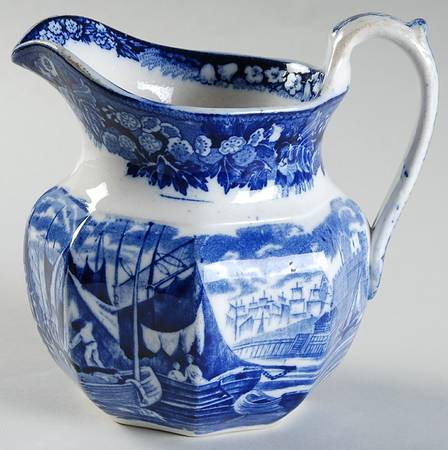 Ferrara Blue (No Trim) Creamer