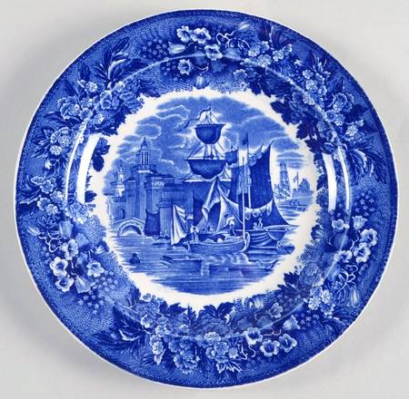 Ferrara Blue (No Trim) Dessert/Pie Plate