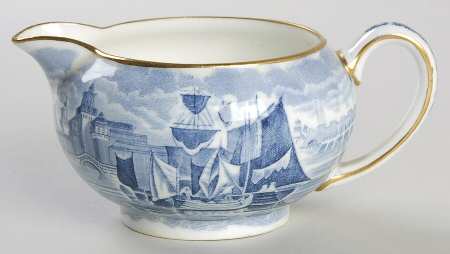 Ferrara Blue (Gold Trim) Mini Creamer