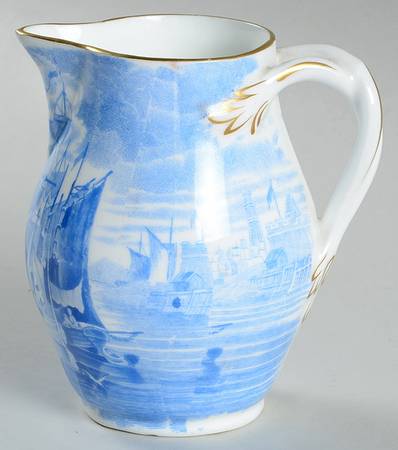 Ferrara Blue (Gold Trim) Creamer