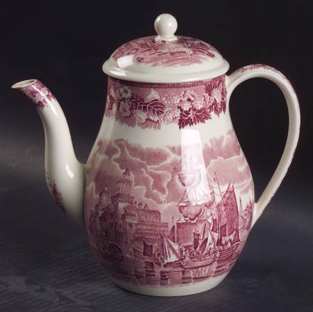 Ferrara Plum (No Trim) Coffee Pot & Lid