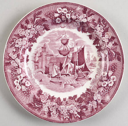 Ferrara Plum (No Trim) Dessert/Pie Plate
