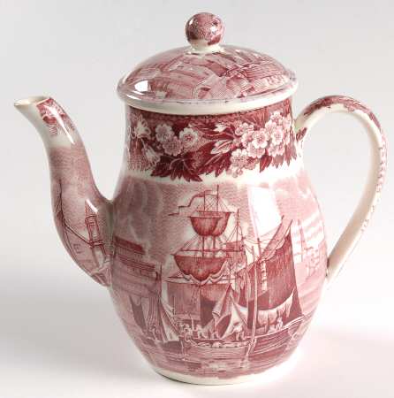 Ferrara Plum (No Trim) Individual Coffee Pot & Lid