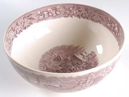 Ferrara Plum (No Trim) 9" Salad Serving Bowl