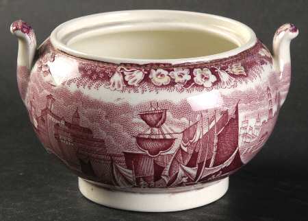 Ferrara Plum (No Trim) 146 Shape Sugar Bowl No Lid
