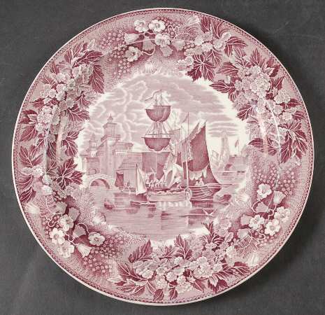 Ferrara Plum (No Trim) Luncheon Plate