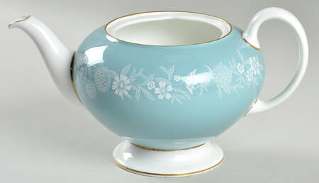 Fieldfare Turquoise Teapot No Lid