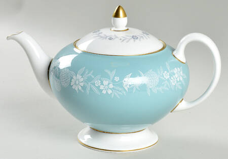 Fieldfare Turquoise Teapot & Lid