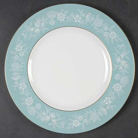 Fieldfare Turquoise Salad Plate