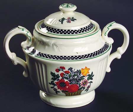 Flaxman Sugar Bowl & Lid