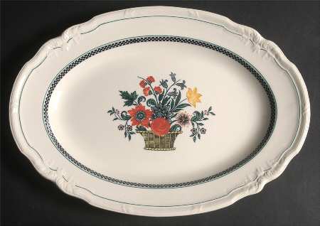 Flaxman 15" Oval Serving Platter