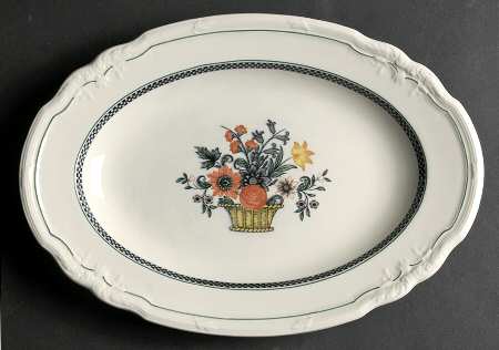 Flaxman 12" Oval Serving Platter