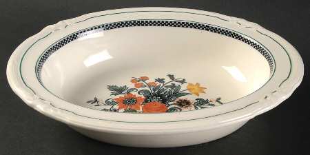 Flaxman 10" Oval Vegetable Bowl