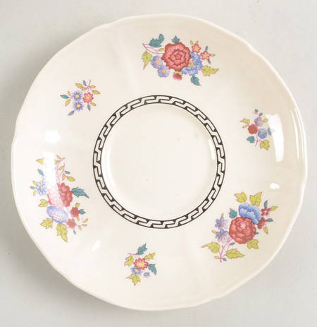 Floral Basket Saucer