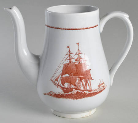 Flying Cloud Rust Small Coffee Pot No Lid