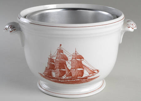 Flying Cloud Rust Ice Bucket No Lid Or Liner by Wedgwood