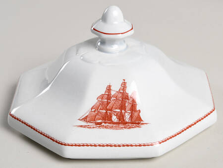 Flying Cloud Rust Lid for Octagonal Vegetable by Wedgwood