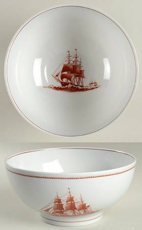 Flying Cloud Rust 8" Round Vegetable Bowl