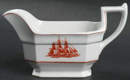 Flying Cloud Rust Gravy Boat